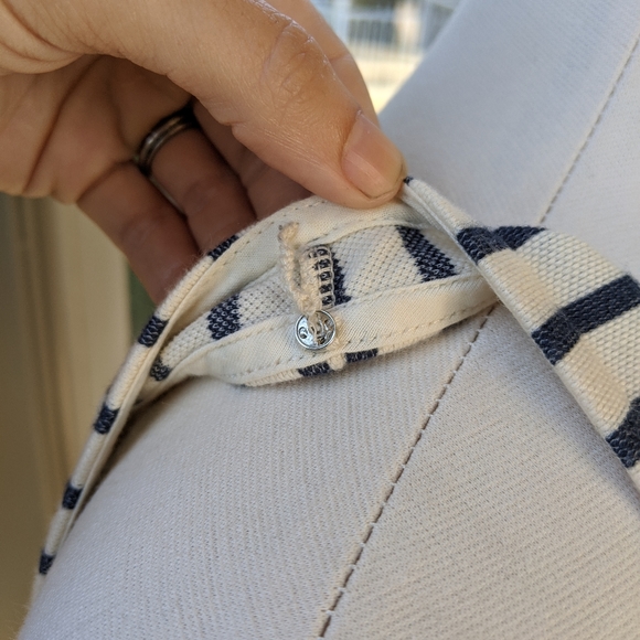 Madewell Navy and Cream Striped Tank Scoop neck Dress size XS - Picture 5 of 10